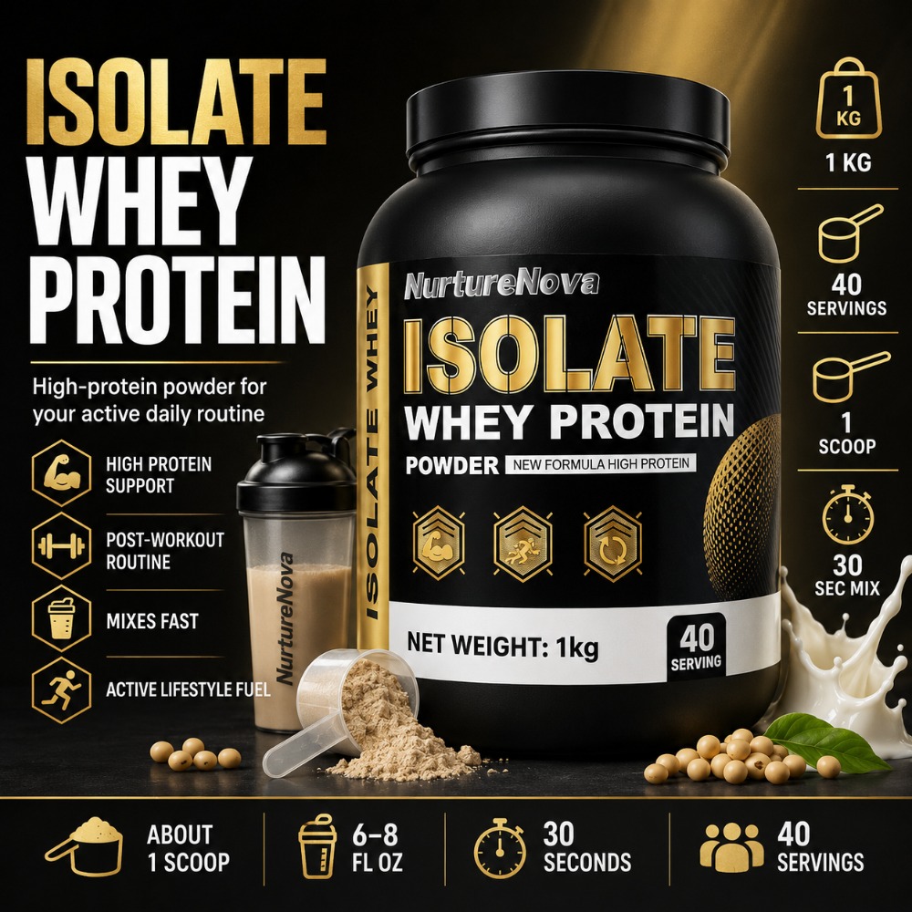 NurtureNova Isolate Whey Prote - огляд і ціна Fitness Nutrition Whey