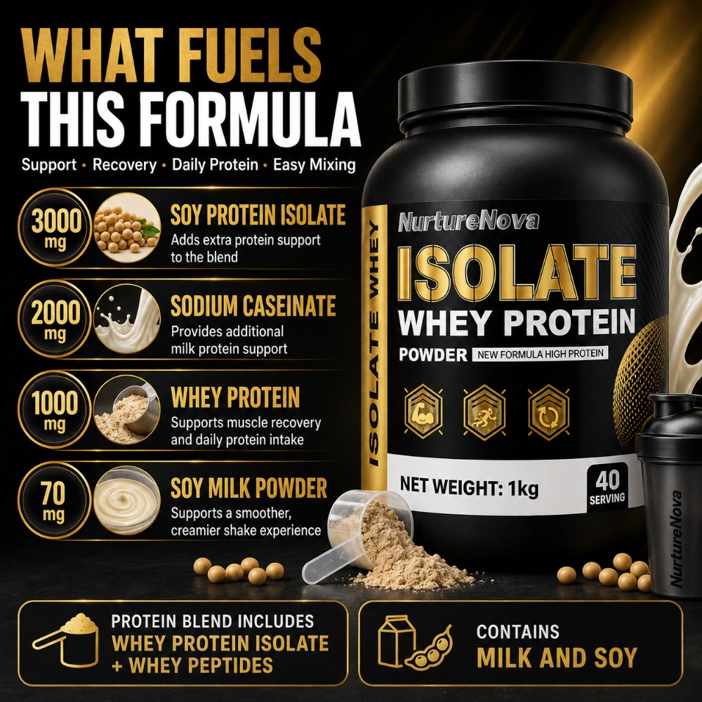 NurtureNova Isolate Whey Prote - огляд і ціна Fitness Nutrition Whey
