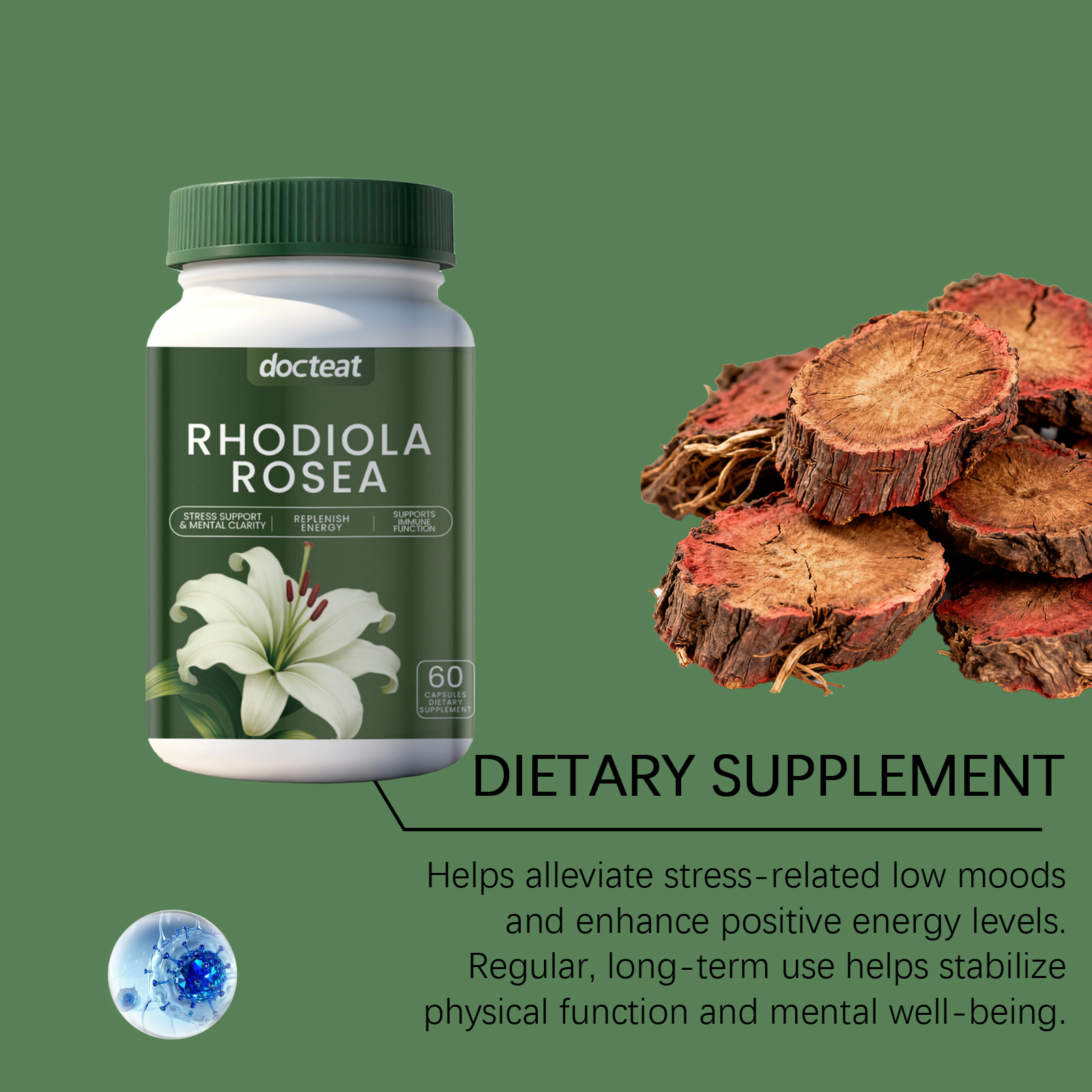 DOCTEAT Men's Health Capsules  - огляд і ціна Nutrition Physical Fitness