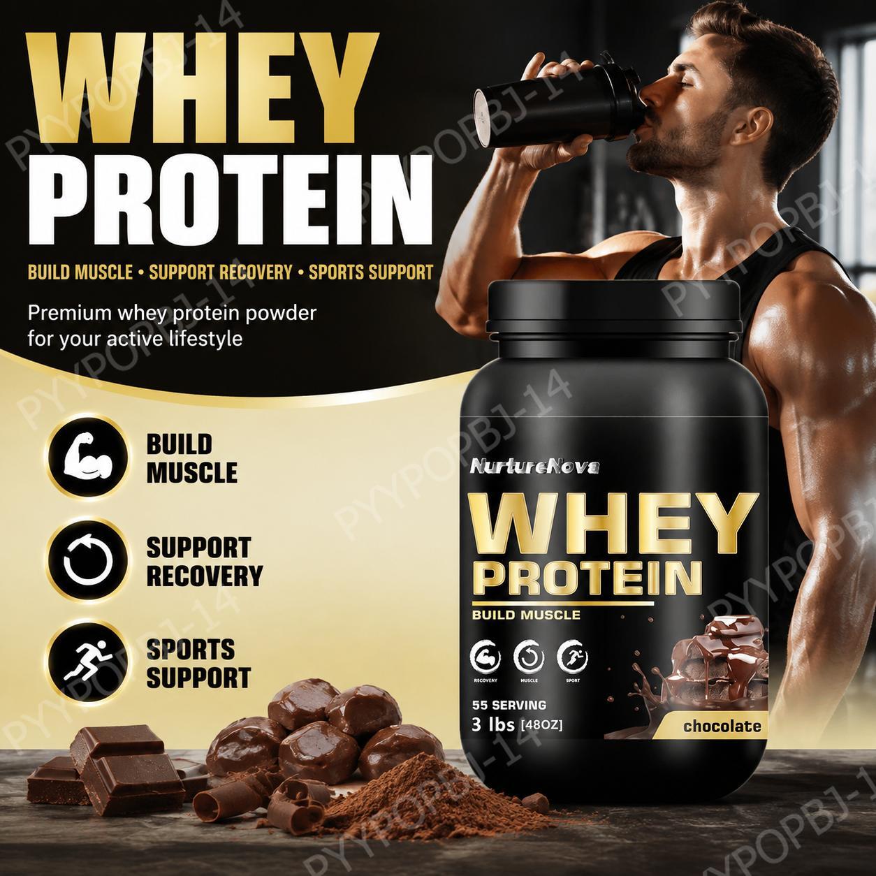 NurtureNova Chocolate Whey Pro - огляд і ціна Fitness Nutrition Whey