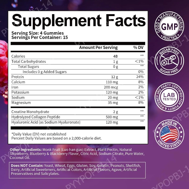 Protein Gummies with Whey Crea - огляд і ціна Fitness Nutrition Whey